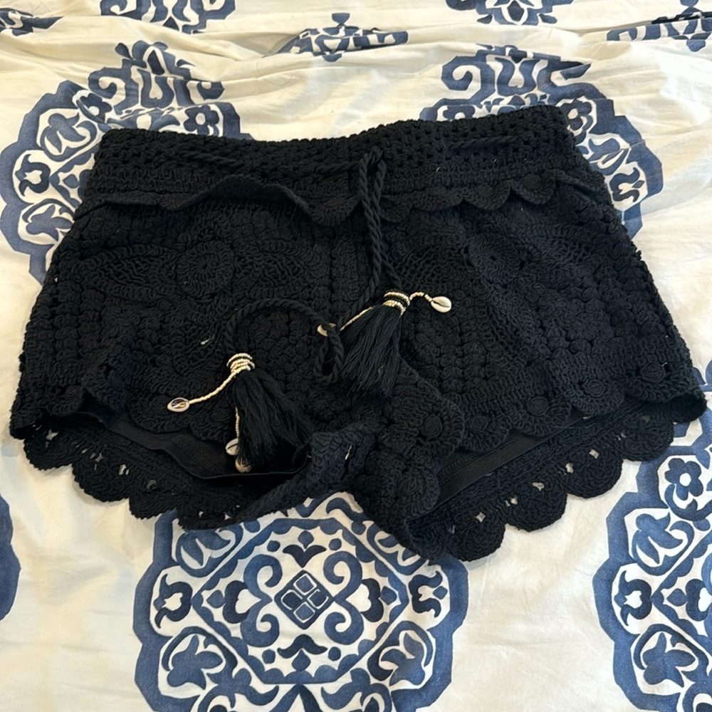 Surf Gypsy crochet shorts
